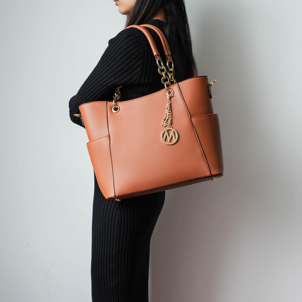 MKF Collection Tote Bag for Women | Vegan Leather Handbag Set with Wallet | Mia K | 87 Colors & Styles