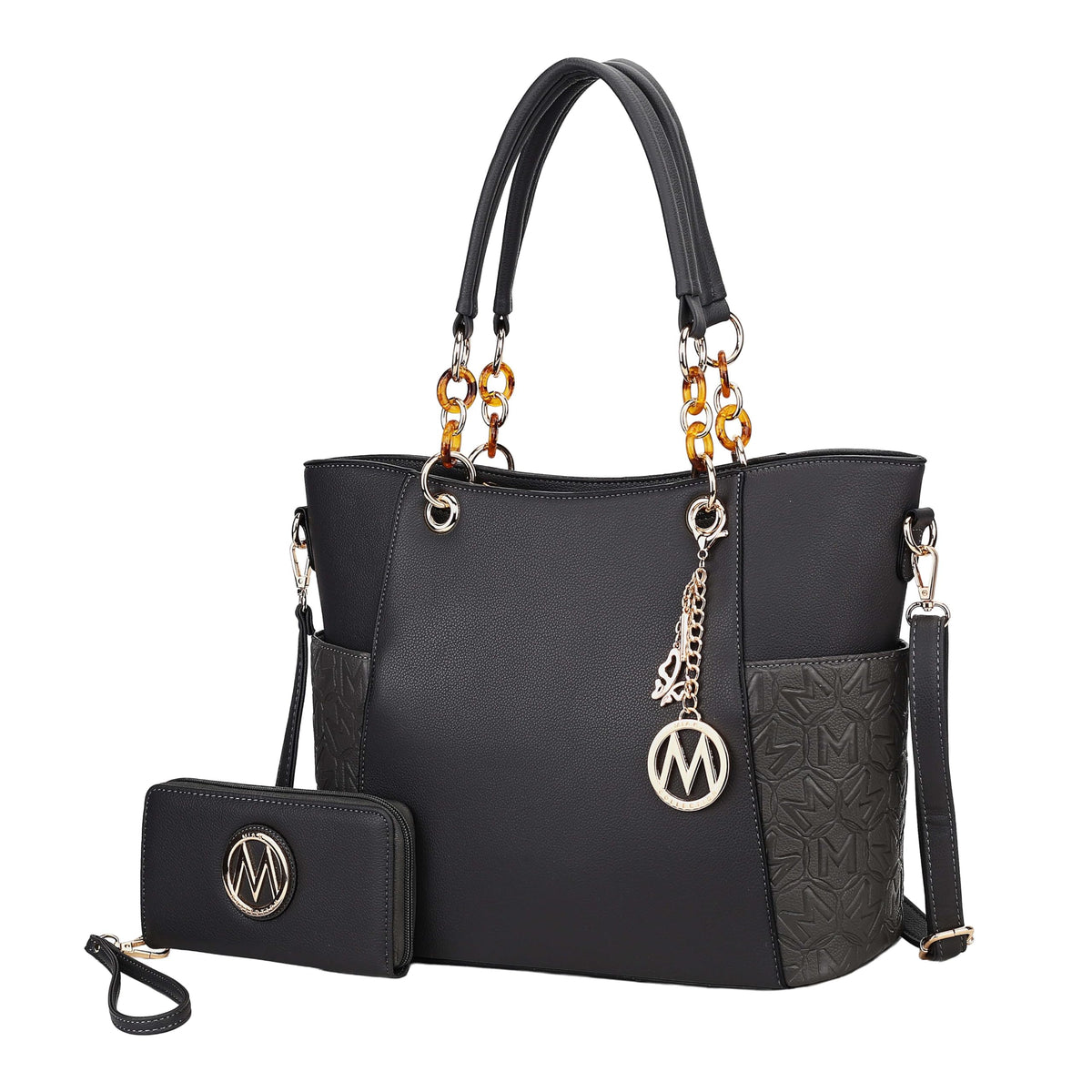 MKF Collection Tote Bag for Women | Vegan Leather Handbag Set with Wallet | Mia K | 87 Colors & Styles
