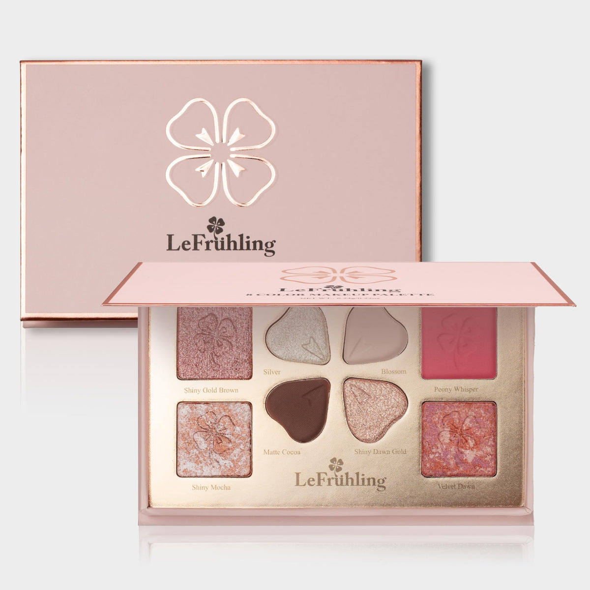 LeFrühling All-in-One Baked Makeup Palette | Bronzer, Blush, Highlighter & Eyeshadow