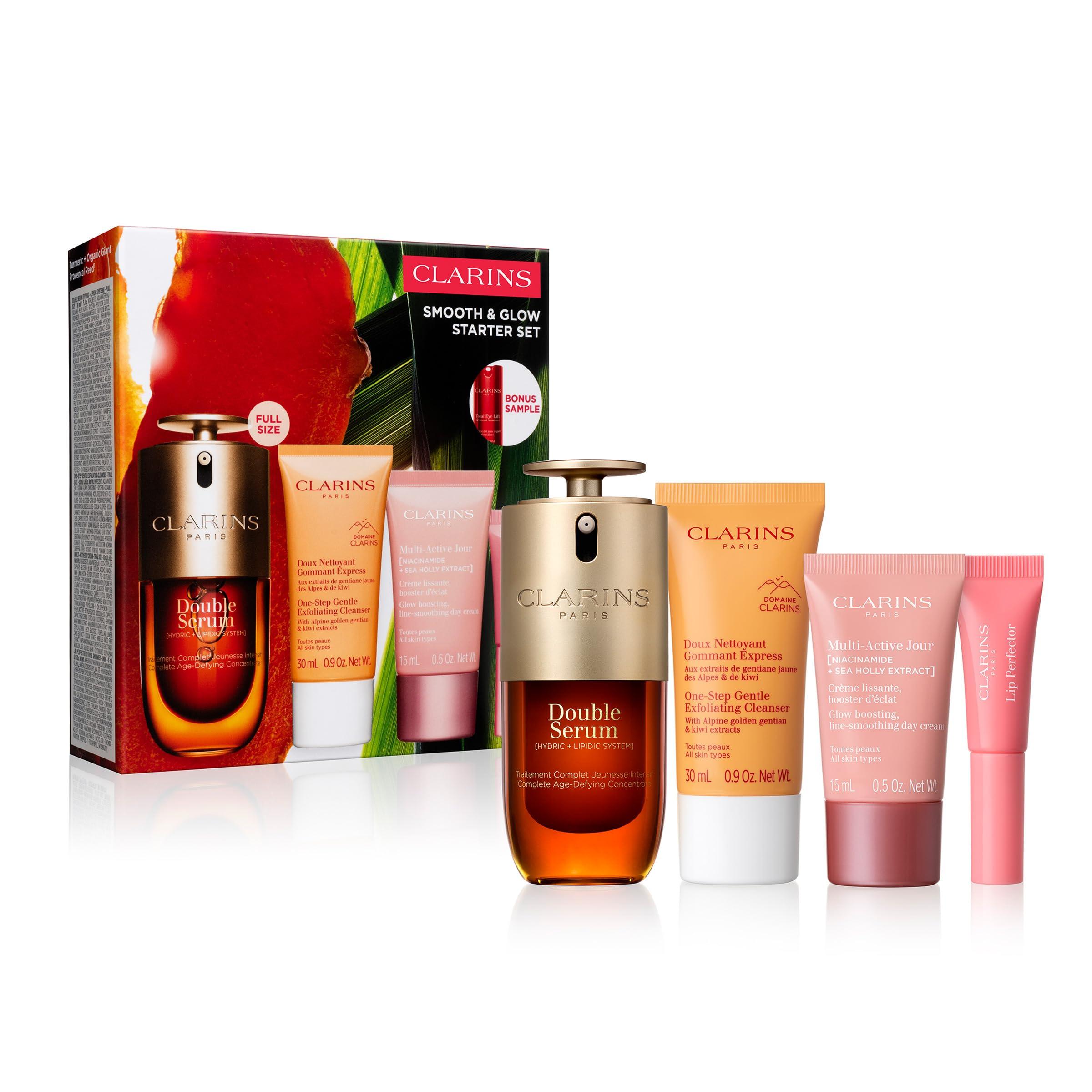 Clarins Smooth & Glow Starter Set - 5-Piece Luxury Skincare Collection