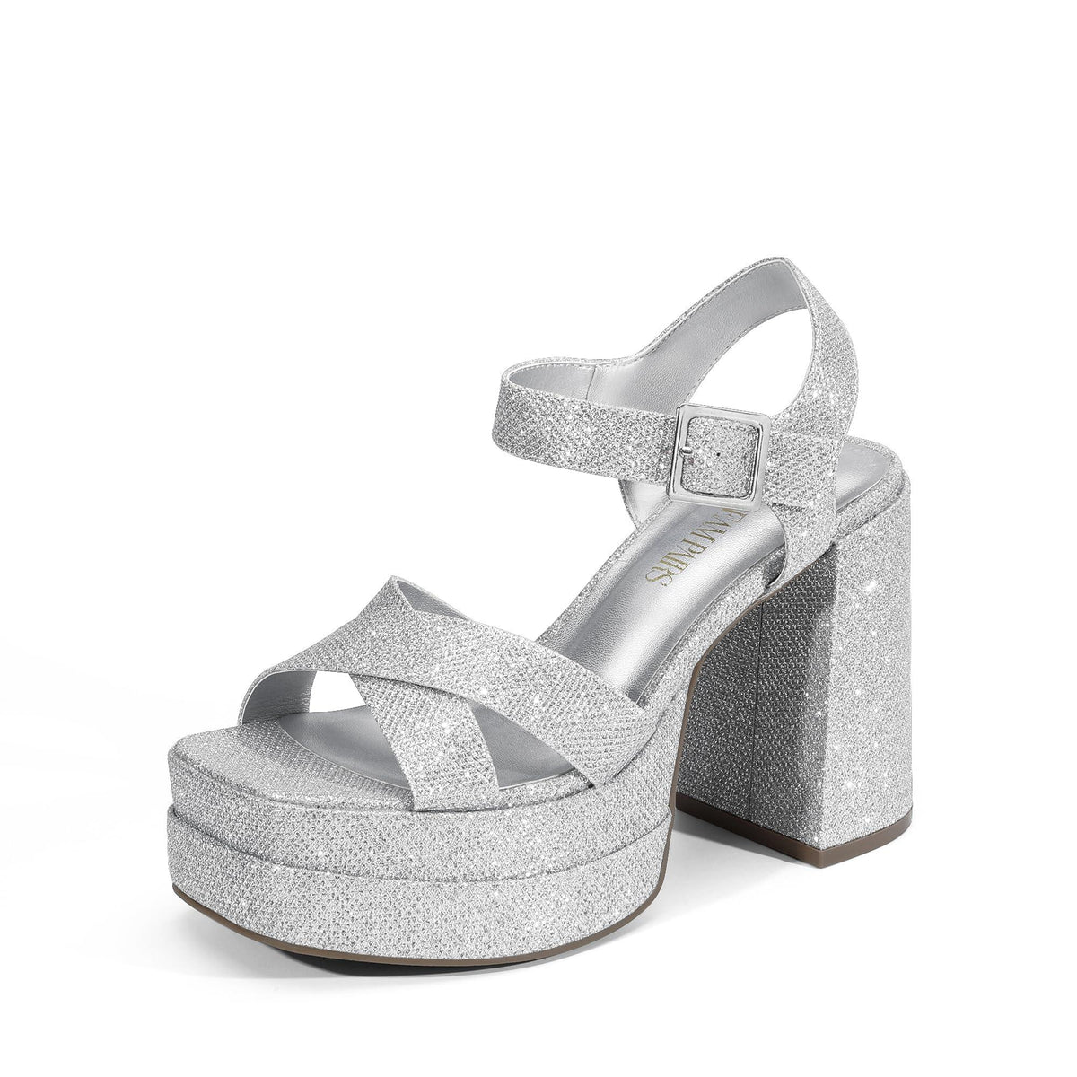 DREAM PAIRS Y2K Platform Chunky Heel Sandals | Square Toe Ankle Strap | Sizes 5–11