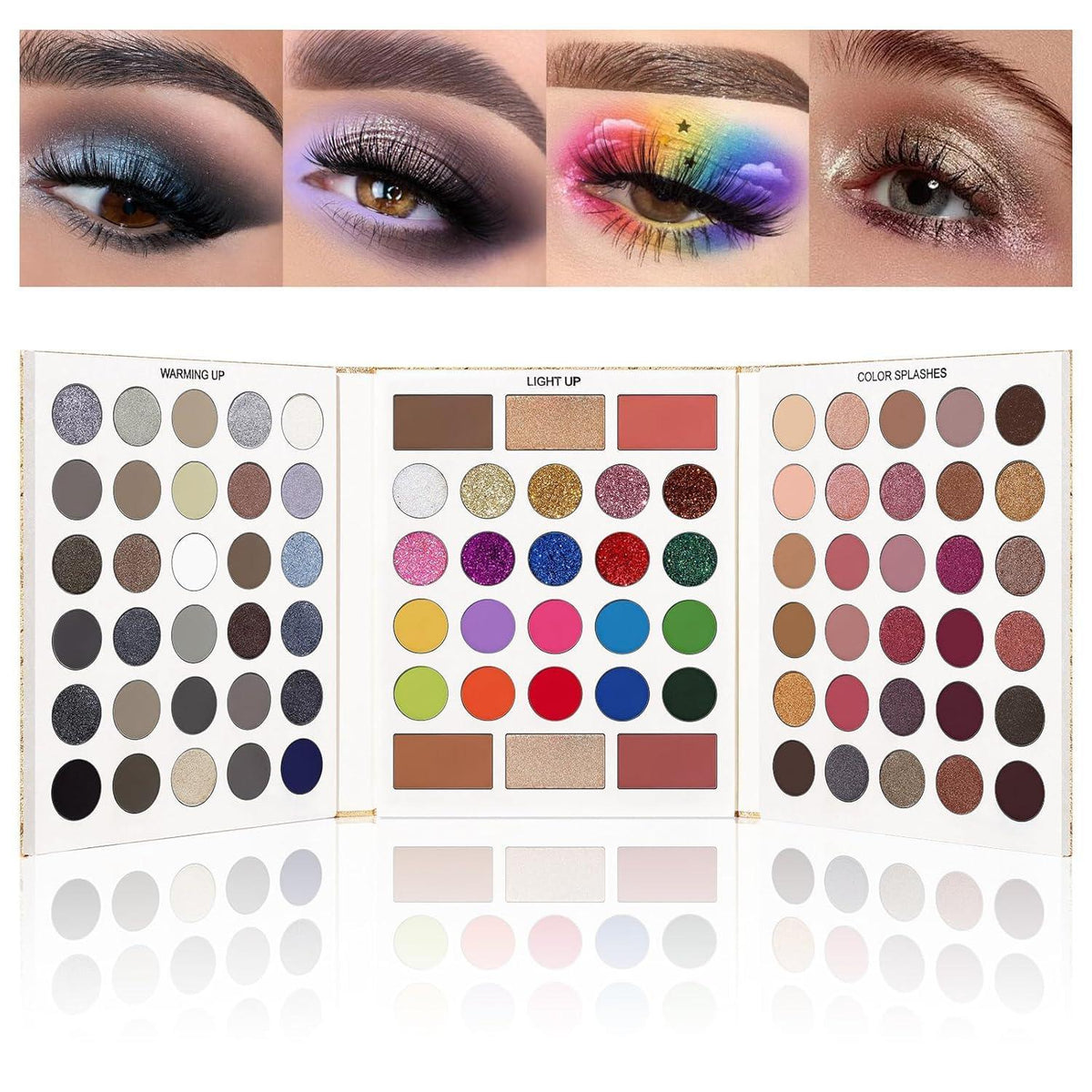 UCANBE 86-Shade Eyeshadow Palette – Ultra Pigmented Matte & Shimmer Makeup Set