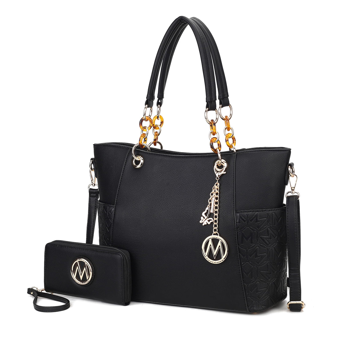 MKF Collection Tote Bag for Women | Vegan Leather Handbag Set with Wallet | Mia K | 87 Colors & Styles