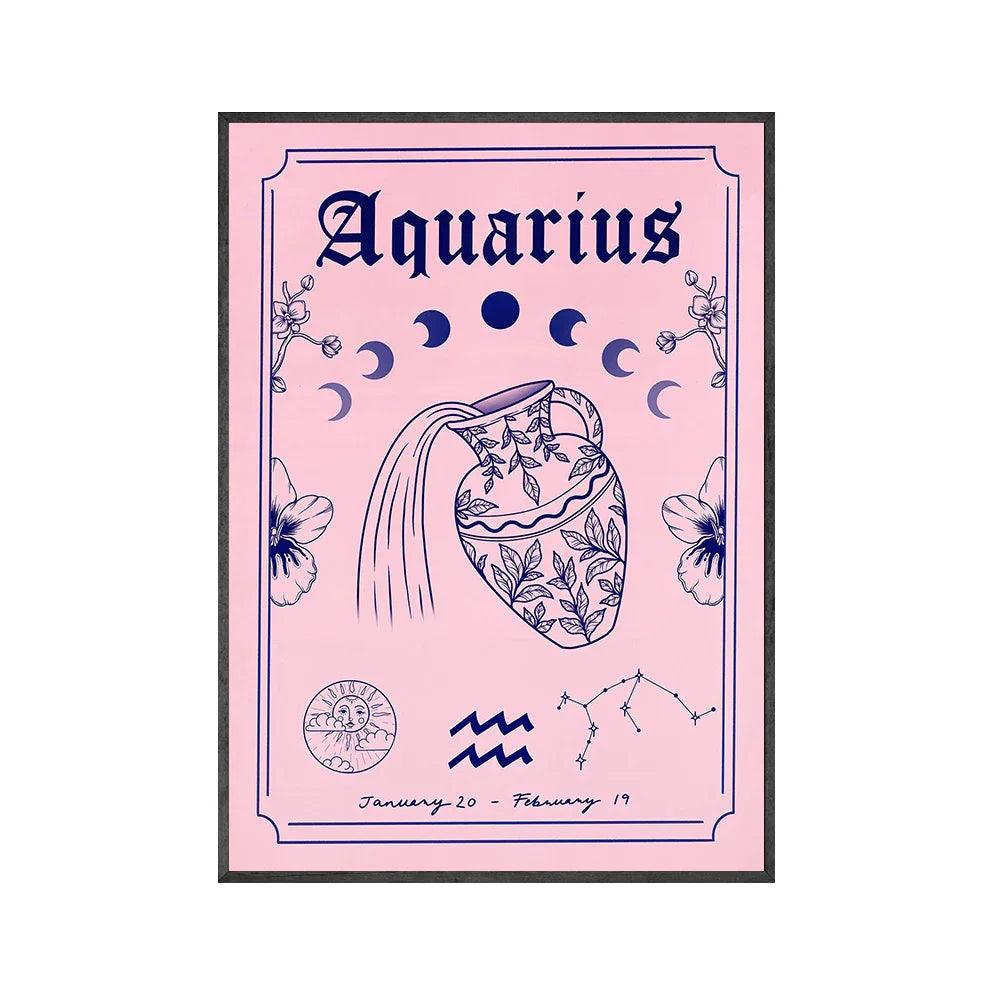 Constellation Wall Art Canvas Poster Print - Dazzling Beauty Solution