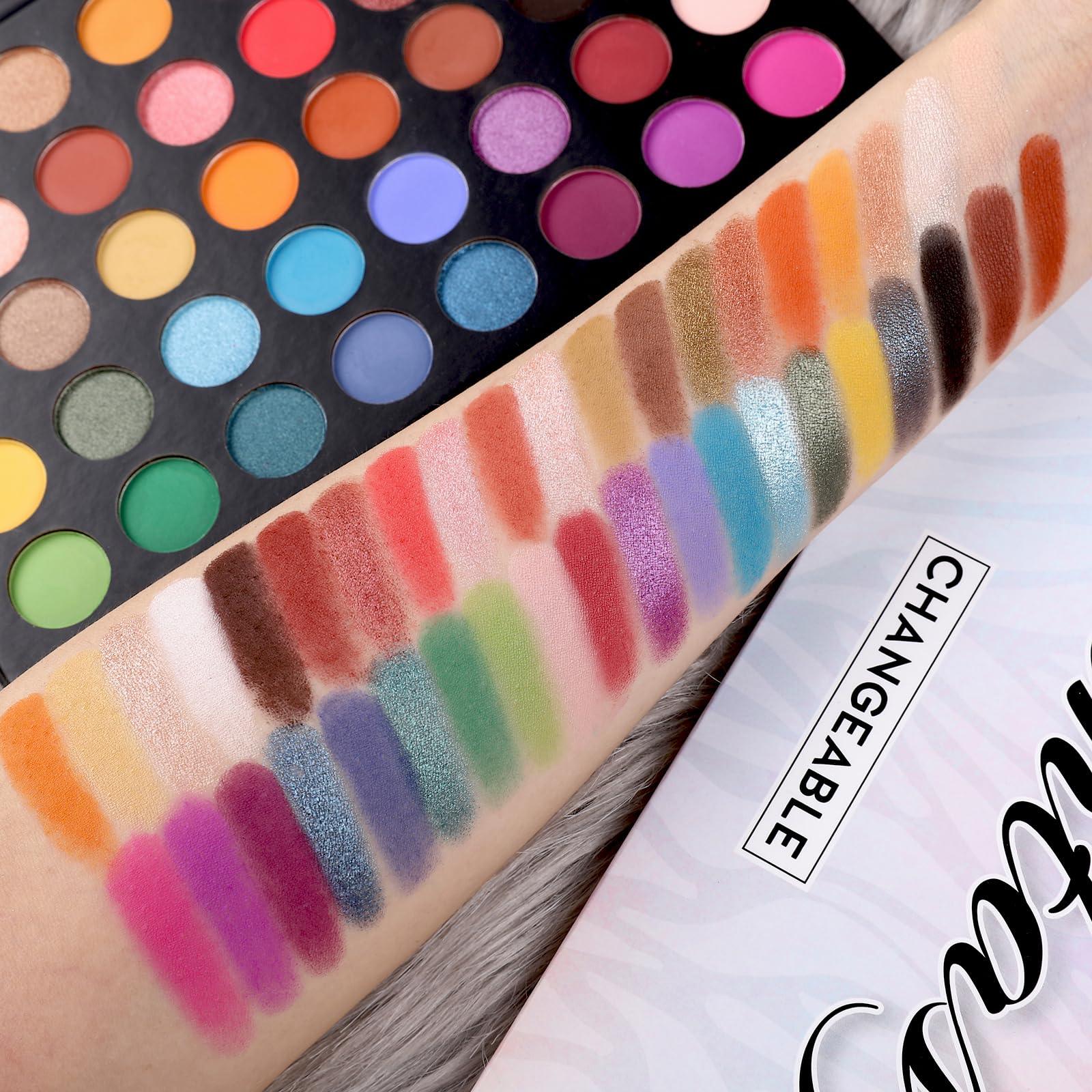 UCANBE 40-Color Eyeshadow Palette | Pigmented Eye Makeup
