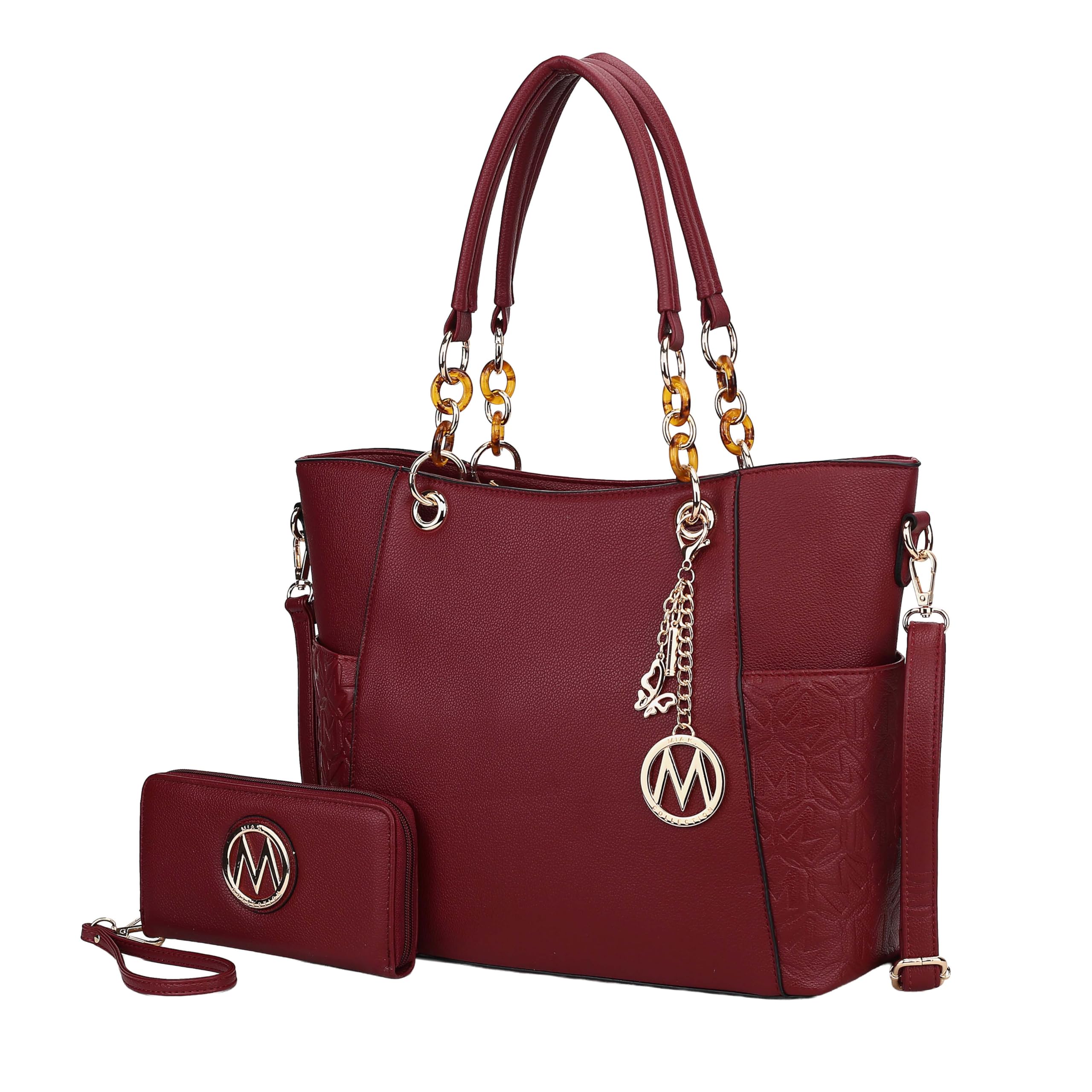 MKF Collection Tote Bag for Women | Vegan Leather Handbag Set with Wallet | Mia K | 87 Colors & Styles