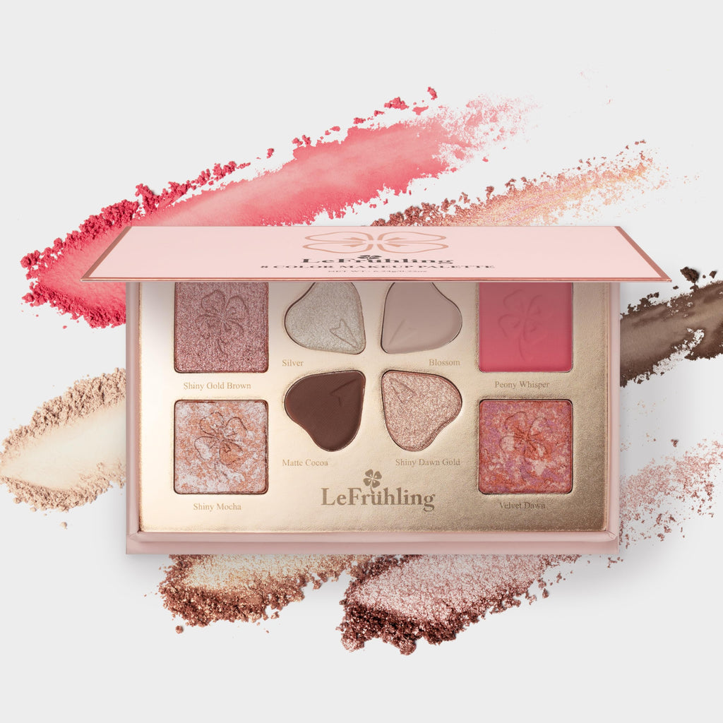 LeFrühling All-in-One Baked Makeup Palette | Bronzer, Blush, Highlighter & Eyeshadow