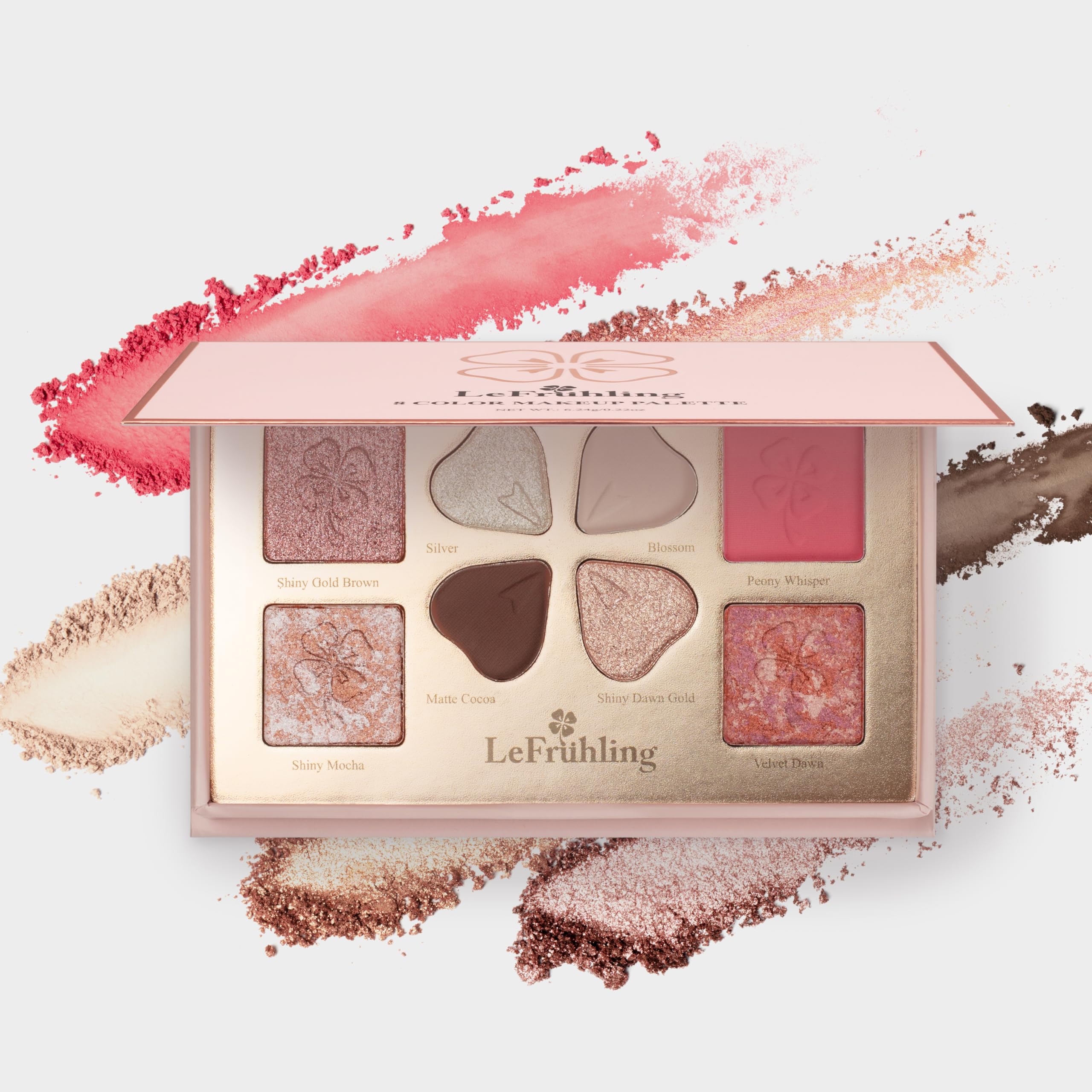 LeFrühling All-in-One Baked Makeup Palette | Bronzer, Blush, Highlighter & Eyeshadow