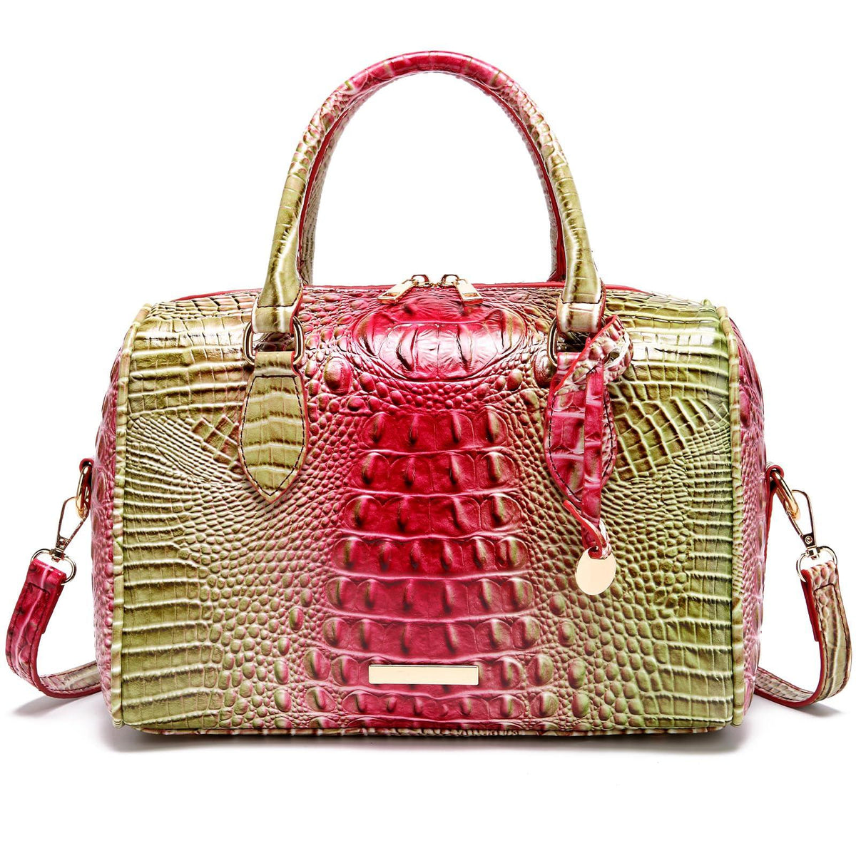 Women's Crocodile-Embossed Tote Bag | Vegan Leather Crossbody Purse | 23 Colors