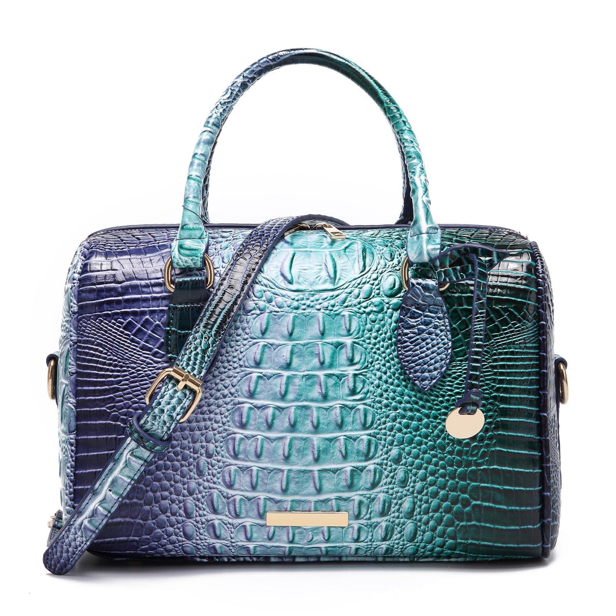 Women's Crocodile-Embossed Tote Bag | Vegan Leather Crossbody Purse | 23 Colors