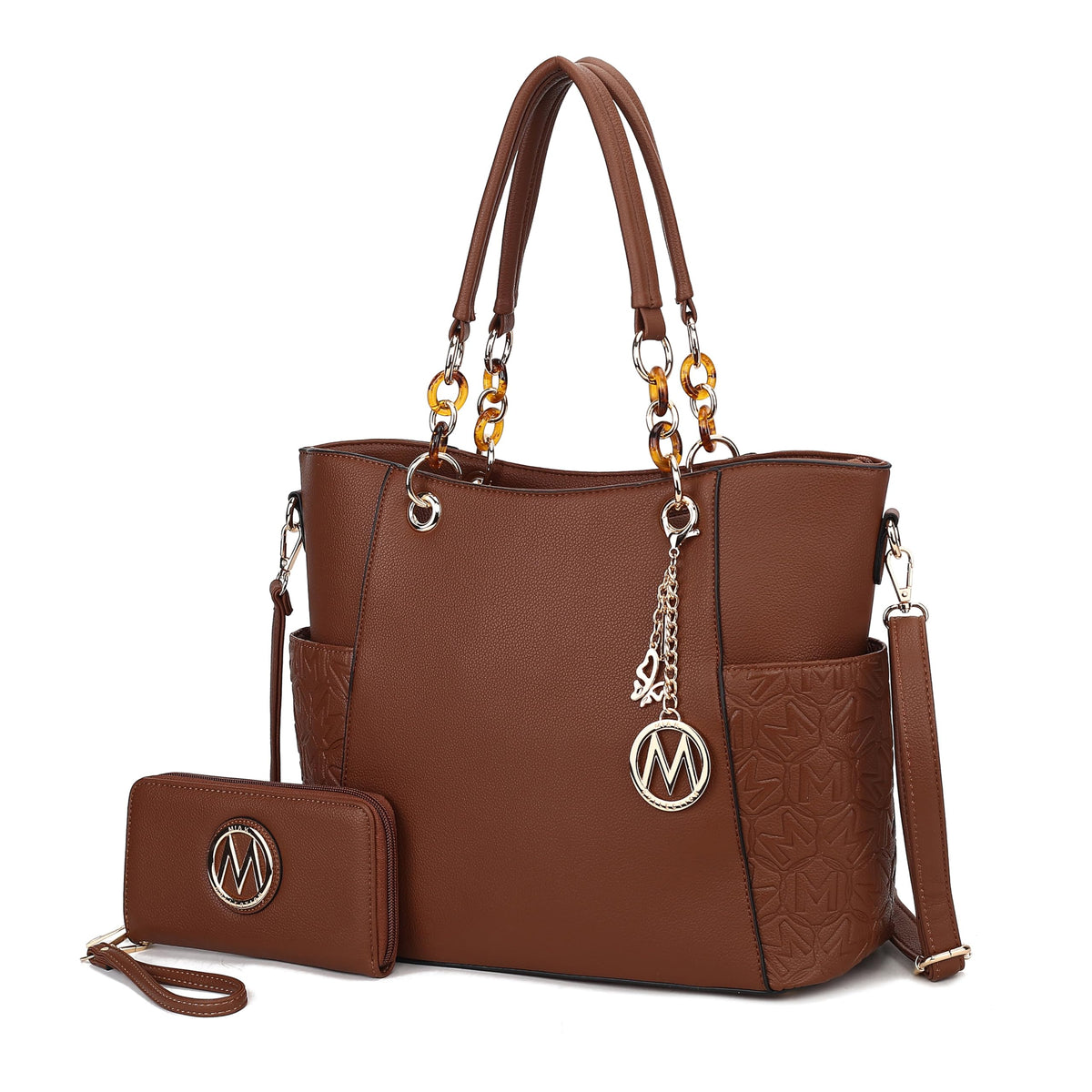 MKF Collection Tote Bag for Women | Vegan Leather Handbag Set with Wallet | Mia K | 87 Colors & Styles