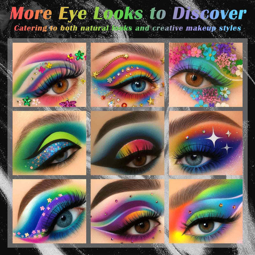 UCANBE 40-Color Eyeshadow Palette | Pigmented Eye Makeup