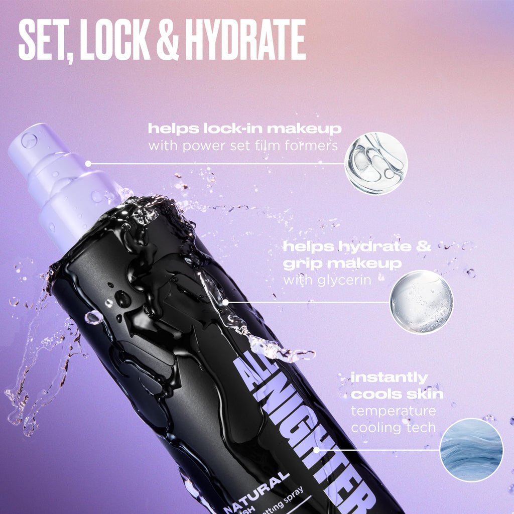 Urban Decay All Nighter Waterproof Makeup Setting Spray – Natural Finish