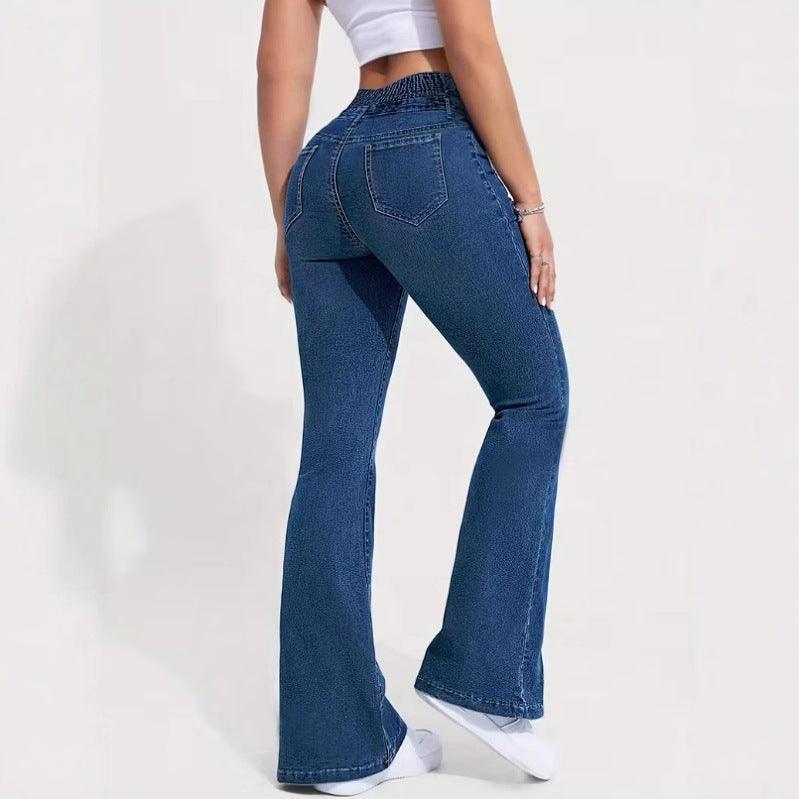 Women's High-Stretch Flared Yoga Pants - Fitness & Activewear