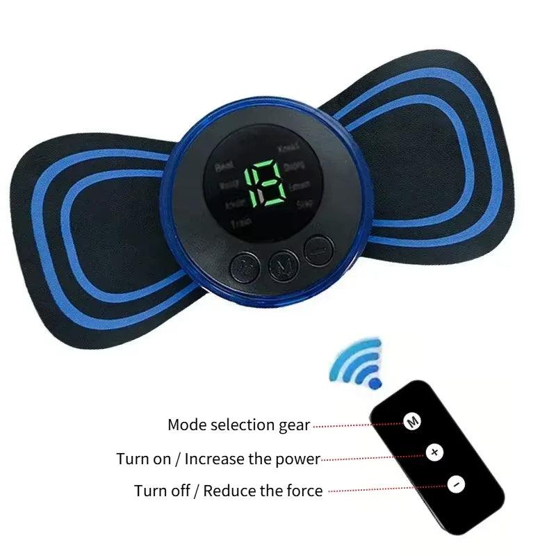 Portable EMS Muscle Massager – 8 Modes, 19 Intensity Levels - Dazzling Beauty Solution
