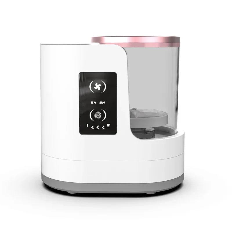 Rechargeable Electric Makeup Brush Cleaner with Drying Stand - Dazzling Beauty Solution
