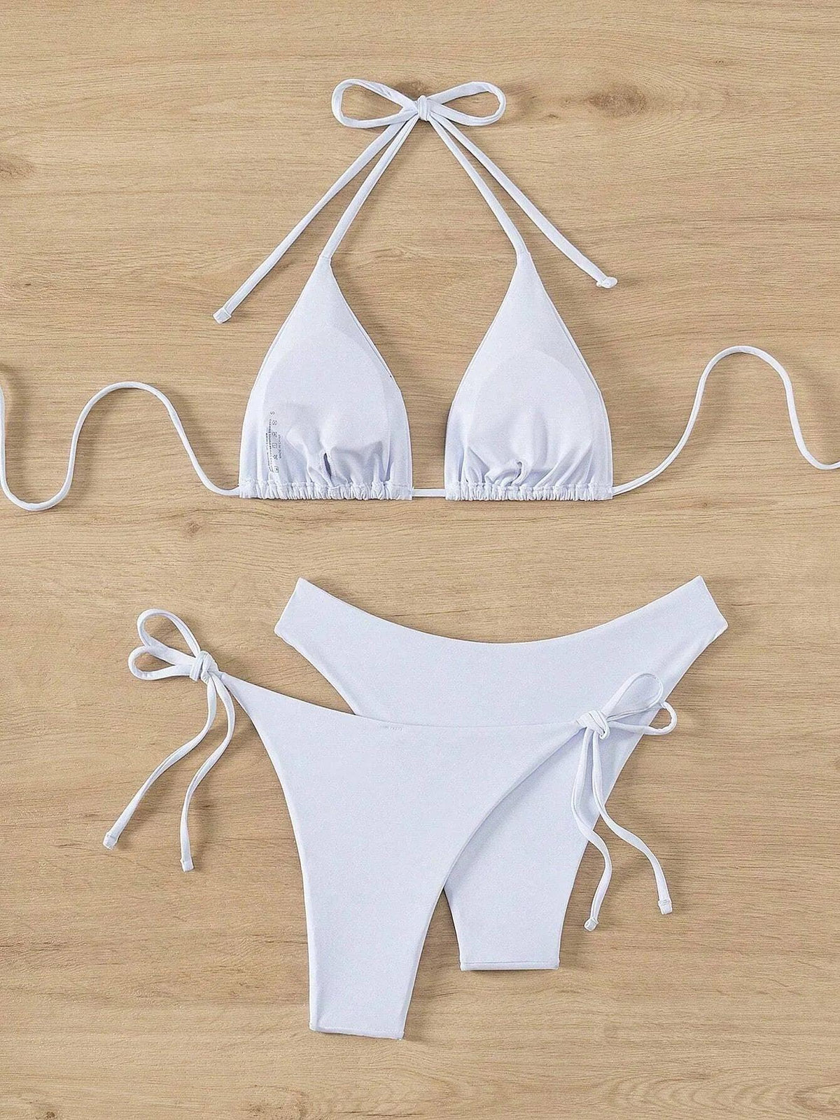 Women’s Solid Color 3Piece Bikini Set with Cover-Up Swim Basics - Dazzling Beauty Solution