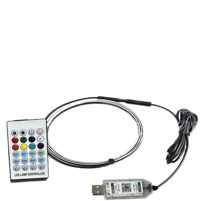 USB Car Ambient Light Kit – 5W LED Interior Glow - Dazzling Beauty Solution