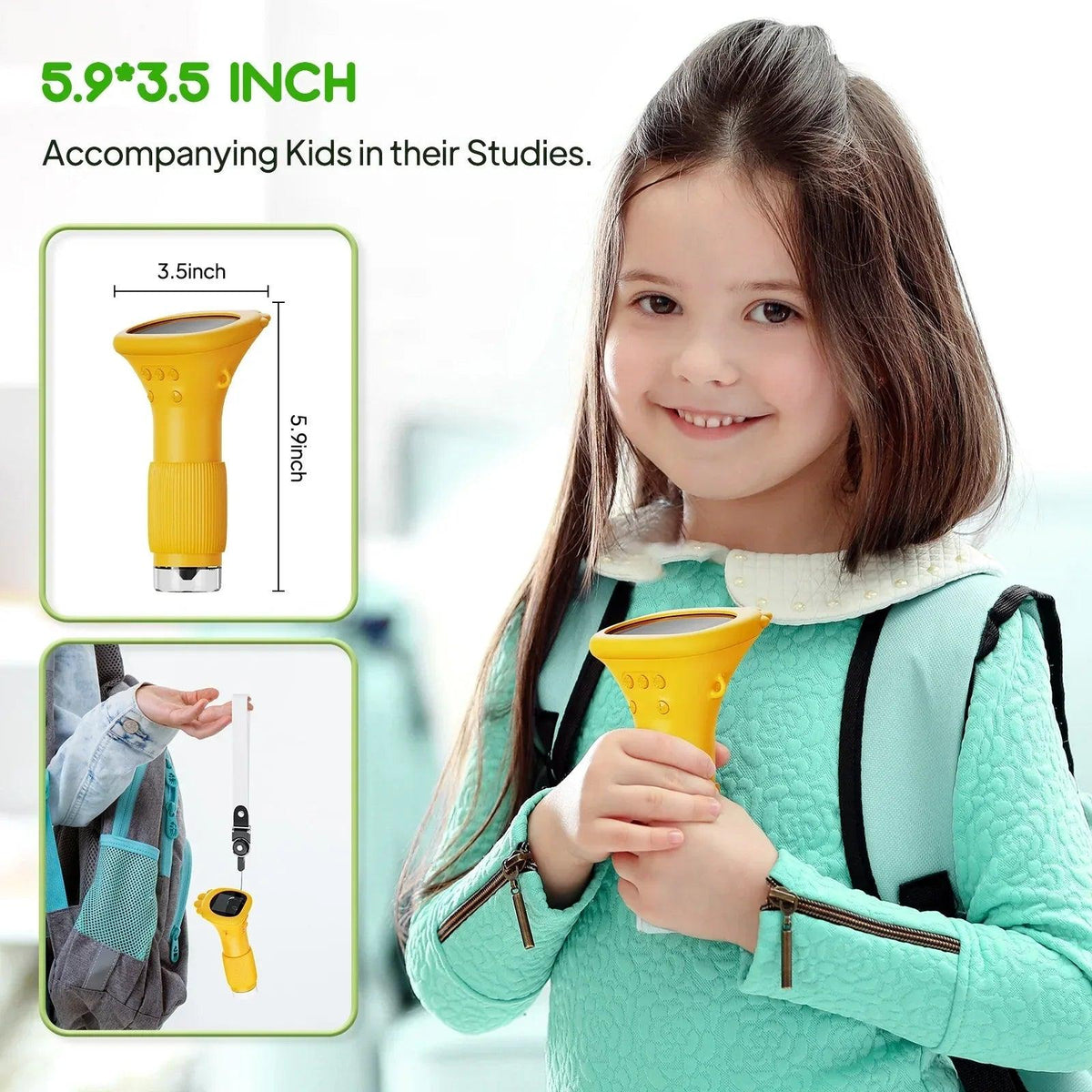 Kids’ Digital Microscope with 2” Screen – 200x Zoom Science Kit for Ages 3–8 - Dazzling Beauty Solution