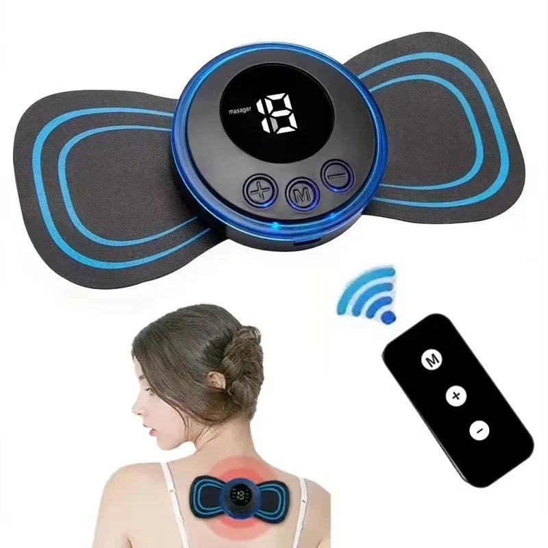 Portable EMS Muscle Massager – 8 Modes, 19 Intensity Levels - Dazzling Beauty Solution