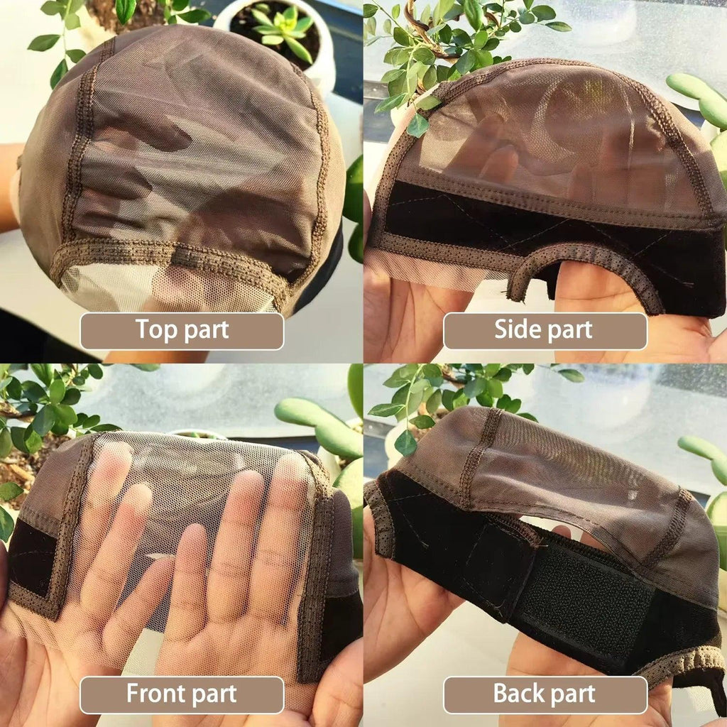 3-Piece Anti-Slip Wig Cap Set – Available in Black, Light, or Brown - Dazzling Beauty Solution
