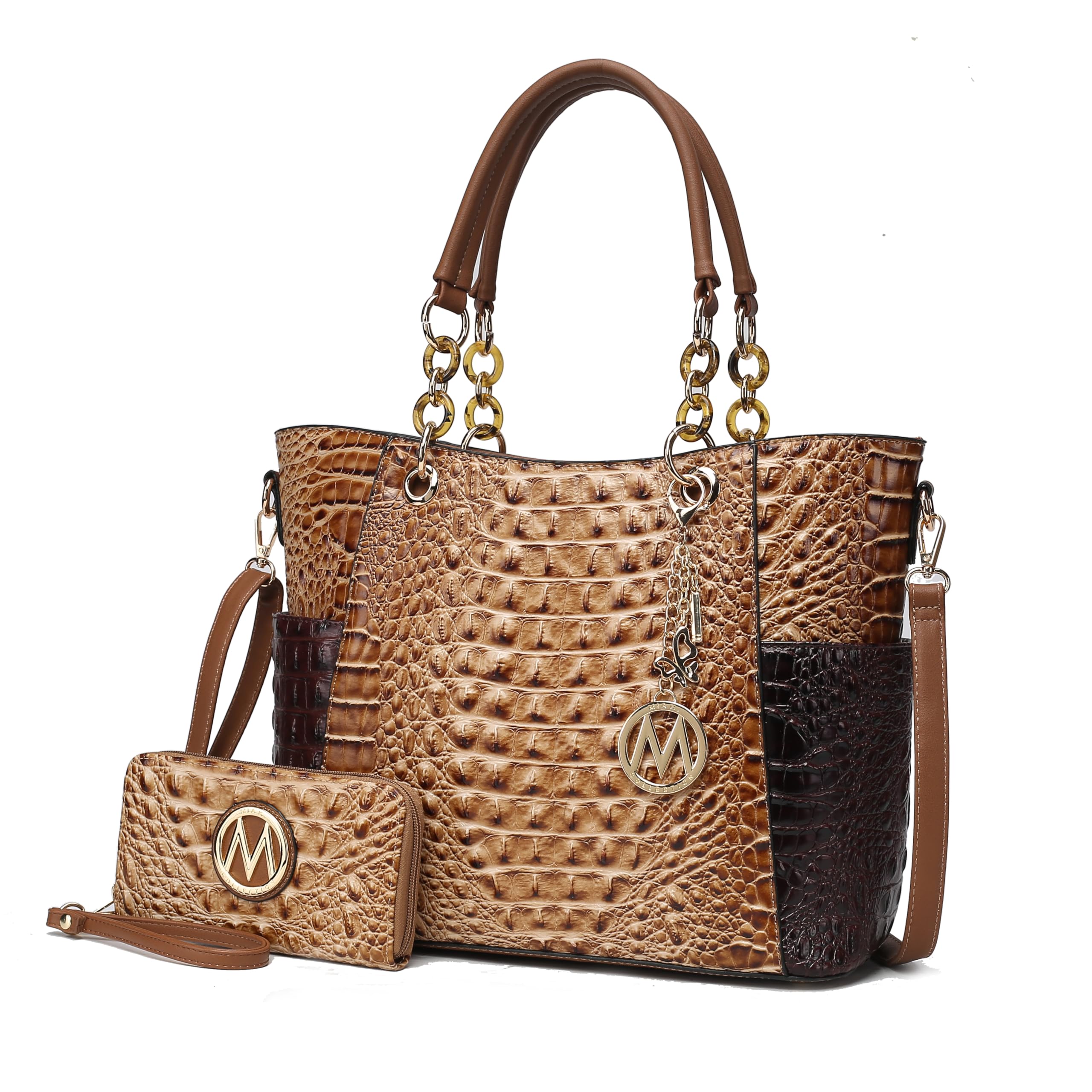 MKF Collection Tote Bag for Women | Vegan Leather Handbag Set with Wallet | Mia K | 87 Colors & Styles