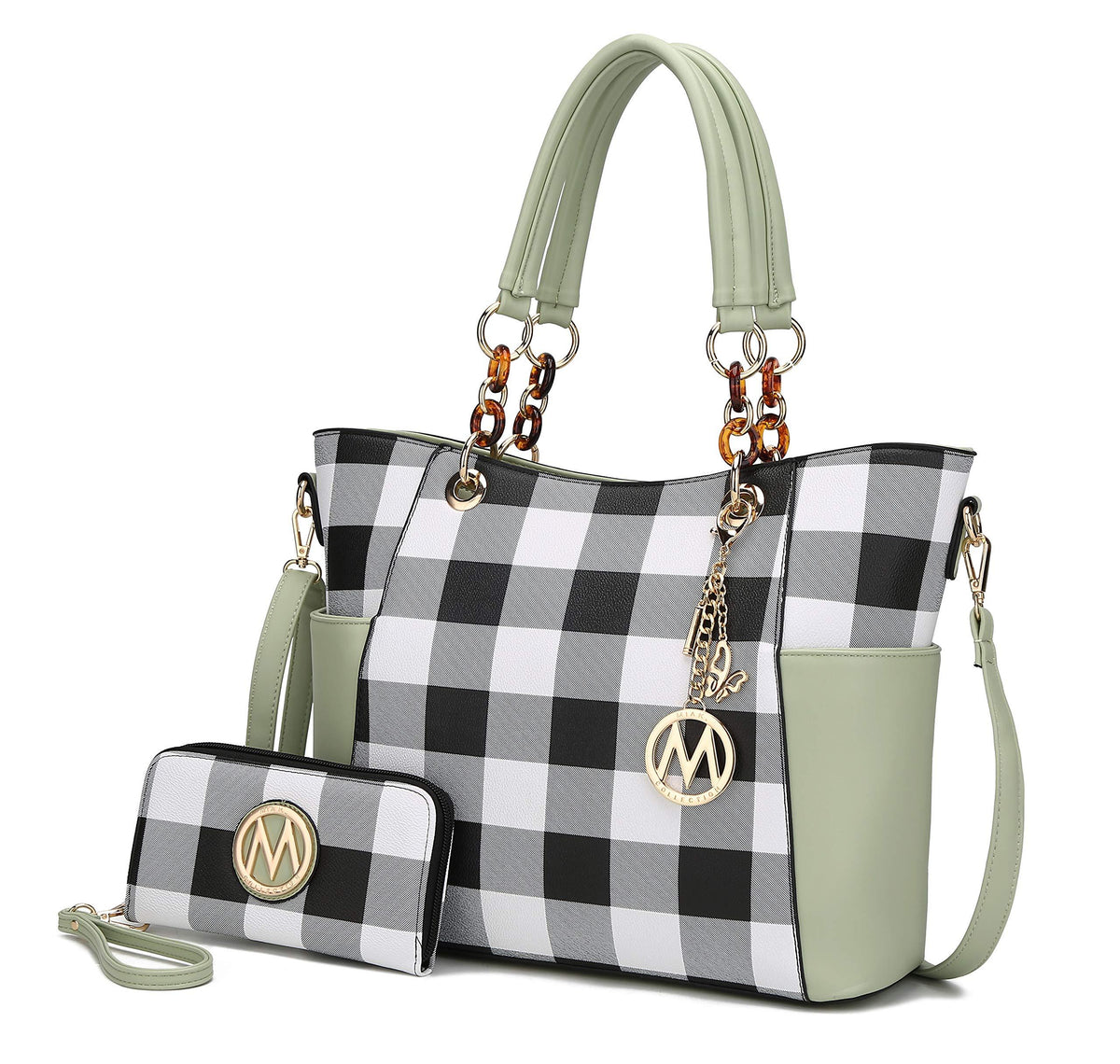 MKF Collection Tote Bag for Women | Vegan Leather Handbag Set with Wallet | Mia K | 87 Colors & Styles