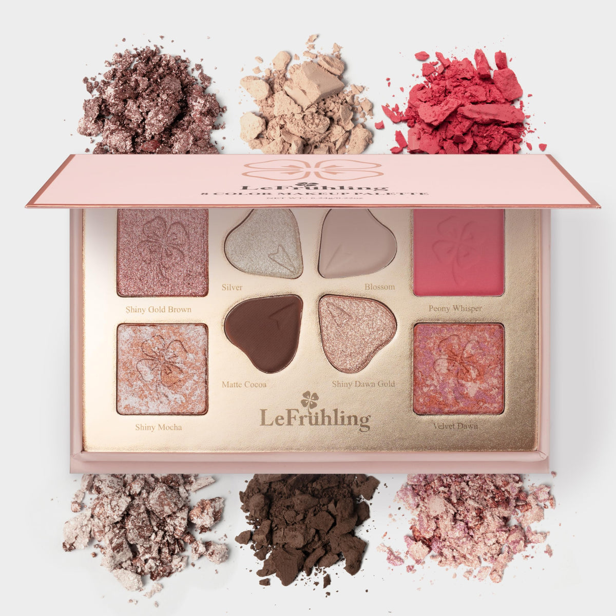 LeFrühling All-in-One Baked Makeup Palette | Bronzer, Blush, Highlighter & Eyeshadow
