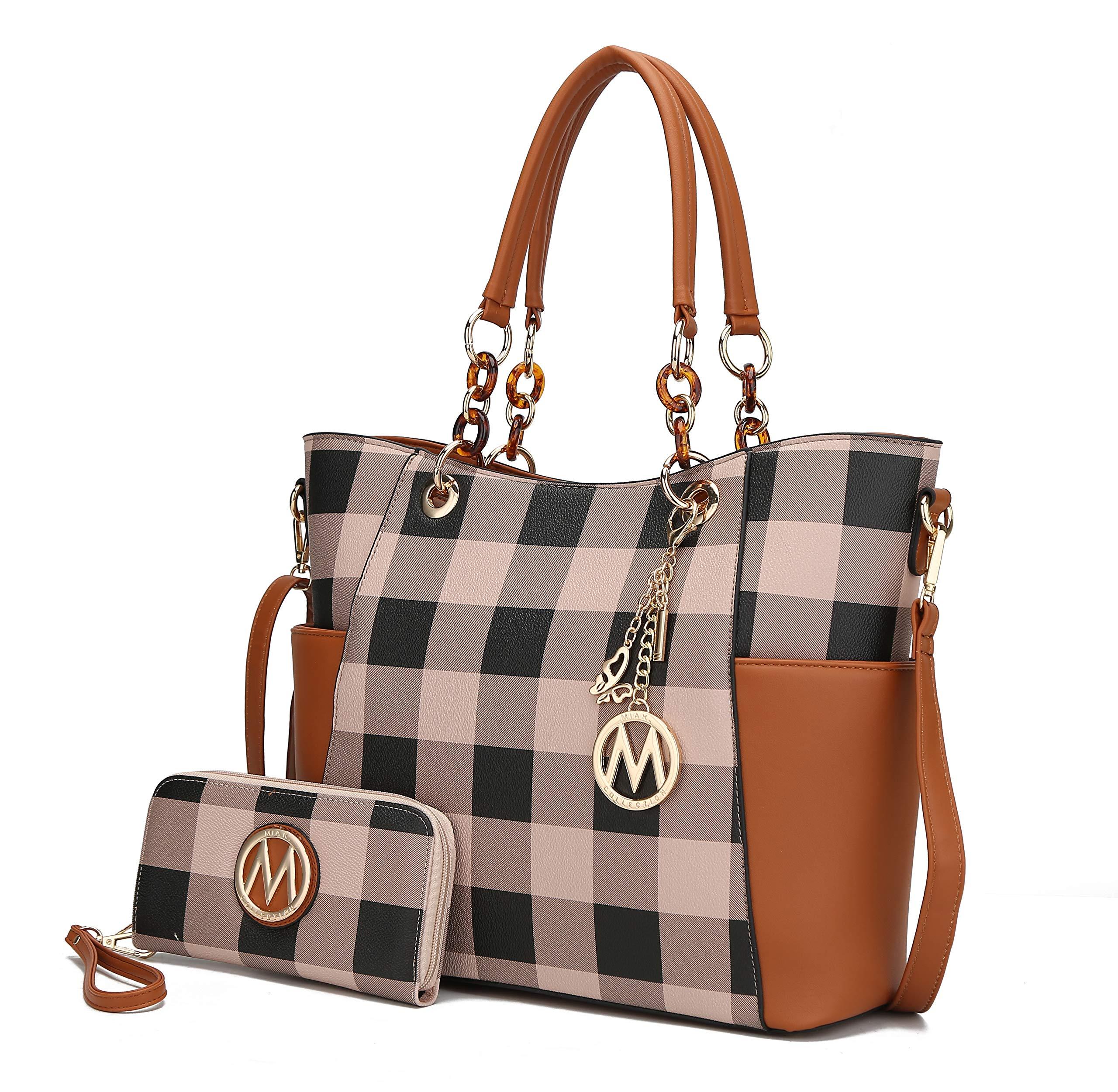 MKF Collection Tote Bag for Women | Vegan Leather Handbag Set with Wallet | Mia K | 87 Colors & Styles