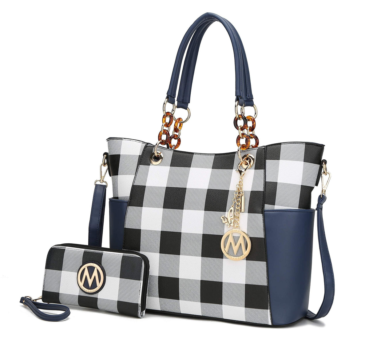 MKF Collection Tote Bag for Women | Vegan Leather Handbag Set with Wallet | Mia K | 87 Colors & Styles