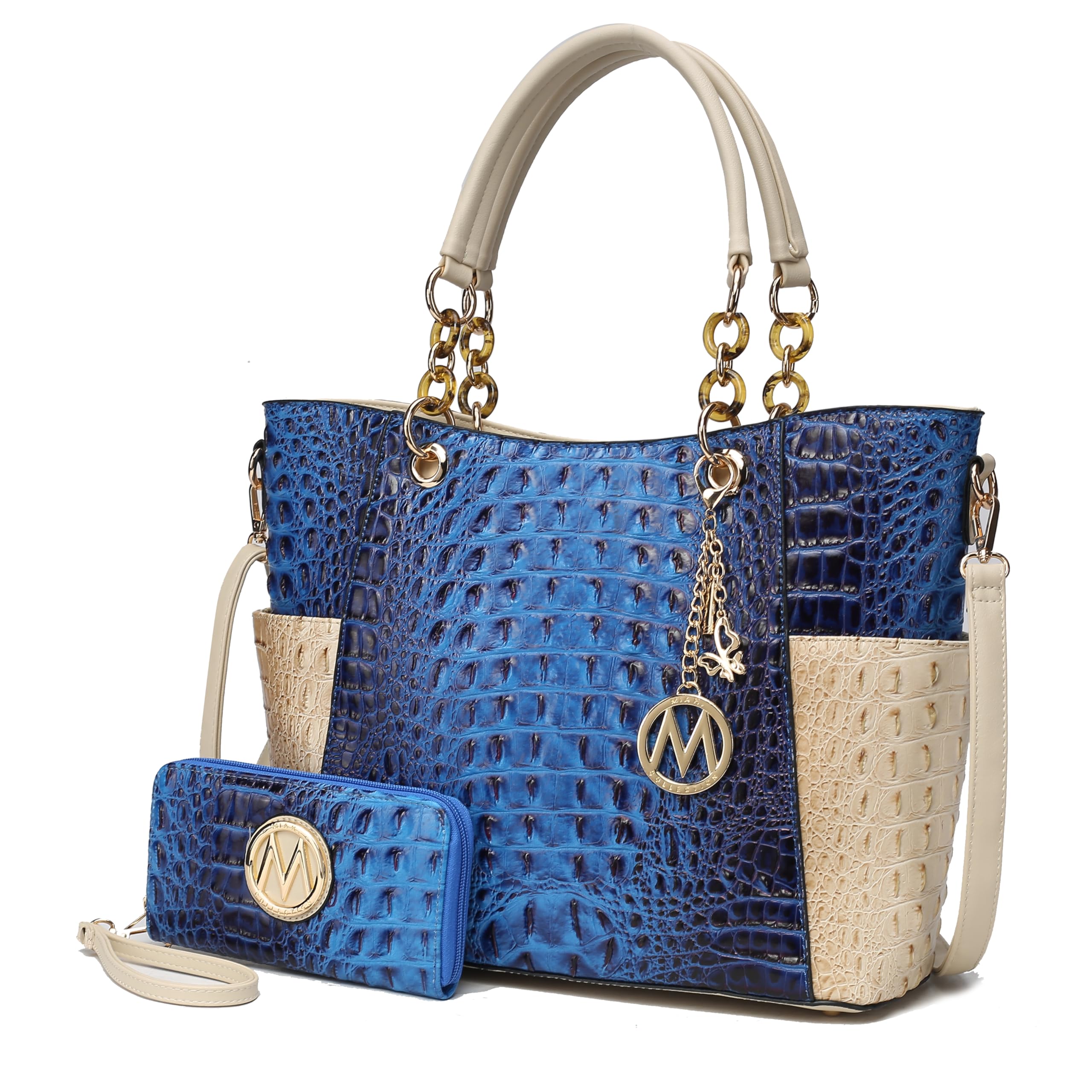 MKF Collection Tote Bag for Women | Vegan Leather Handbag Set with Wallet | Mia K | 87 Colors & Styles