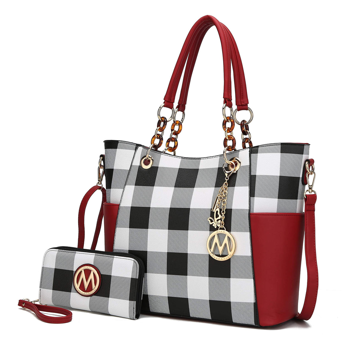 MKF Collection Tote Bag for Women | Vegan Leather Handbag Set with Wallet | Mia K | 87 Colors & Styles