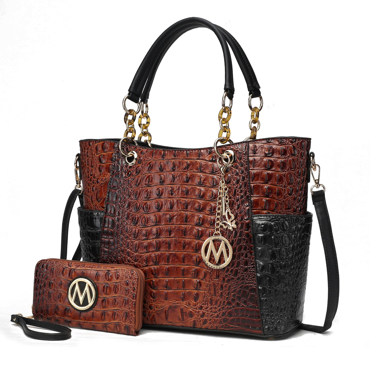 MKF Collection Tote Bag for Women | Vegan Leather Handbag Set with Wallet | Mia K | 87 Colors & Styles