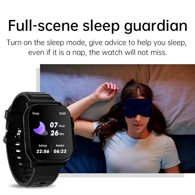 T900Ultra Smartwatch Bluetooth Talk Smartwatch Message Alert Heart Rate Monitor Sports Watch for Android IOS Men Women - Dazzling Beauty Solution