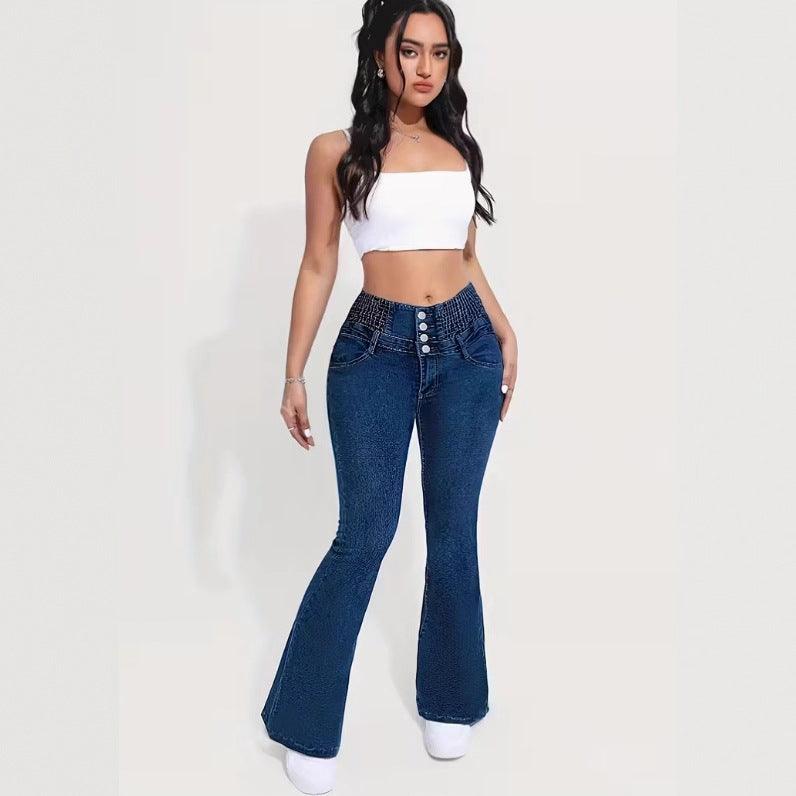 Women's High-Stretch Flared Yoga Pants - Fitness & Activewear
