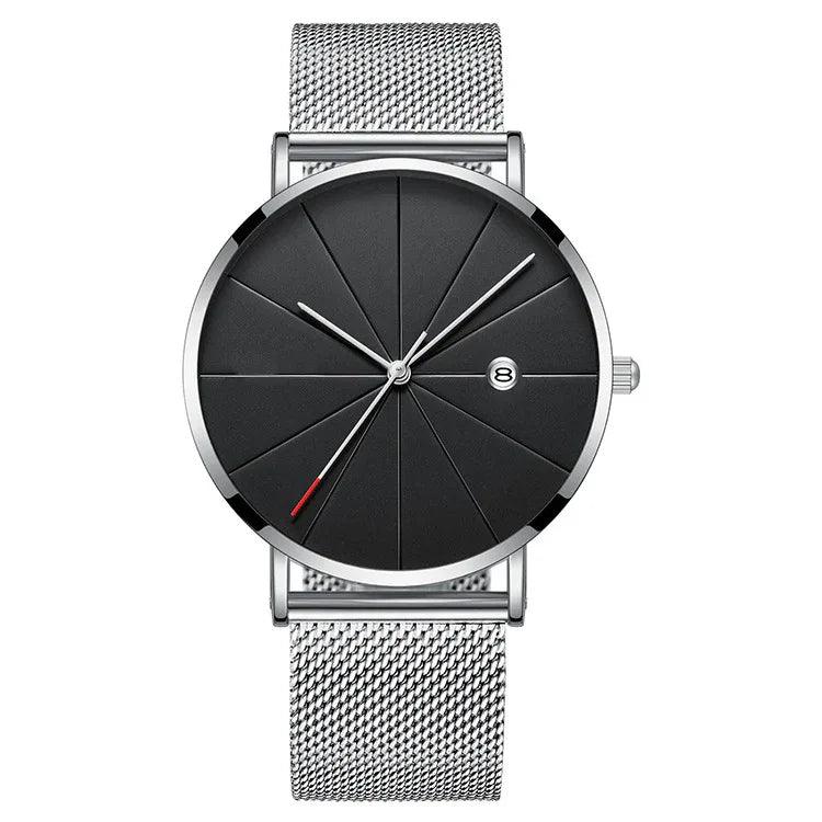 Simple calendar watch male creative waterproof quartz watch - Dazzling Beauty Solution