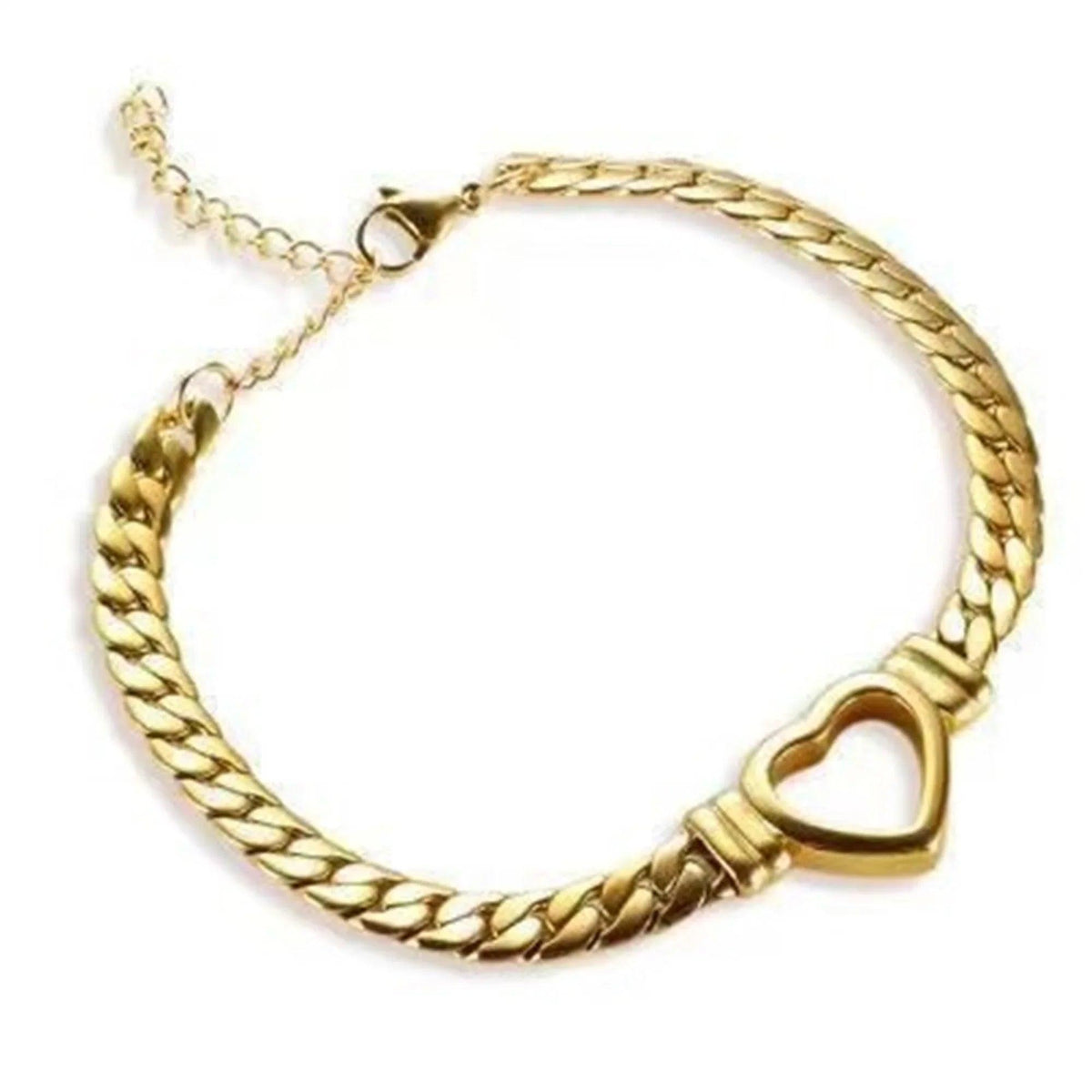 Personalized Love Chain Necklace Bracelet For Women Fashion Titanium Steel Non-fading Clavicle Chain Jewelry - Dazzling Beauty Solution