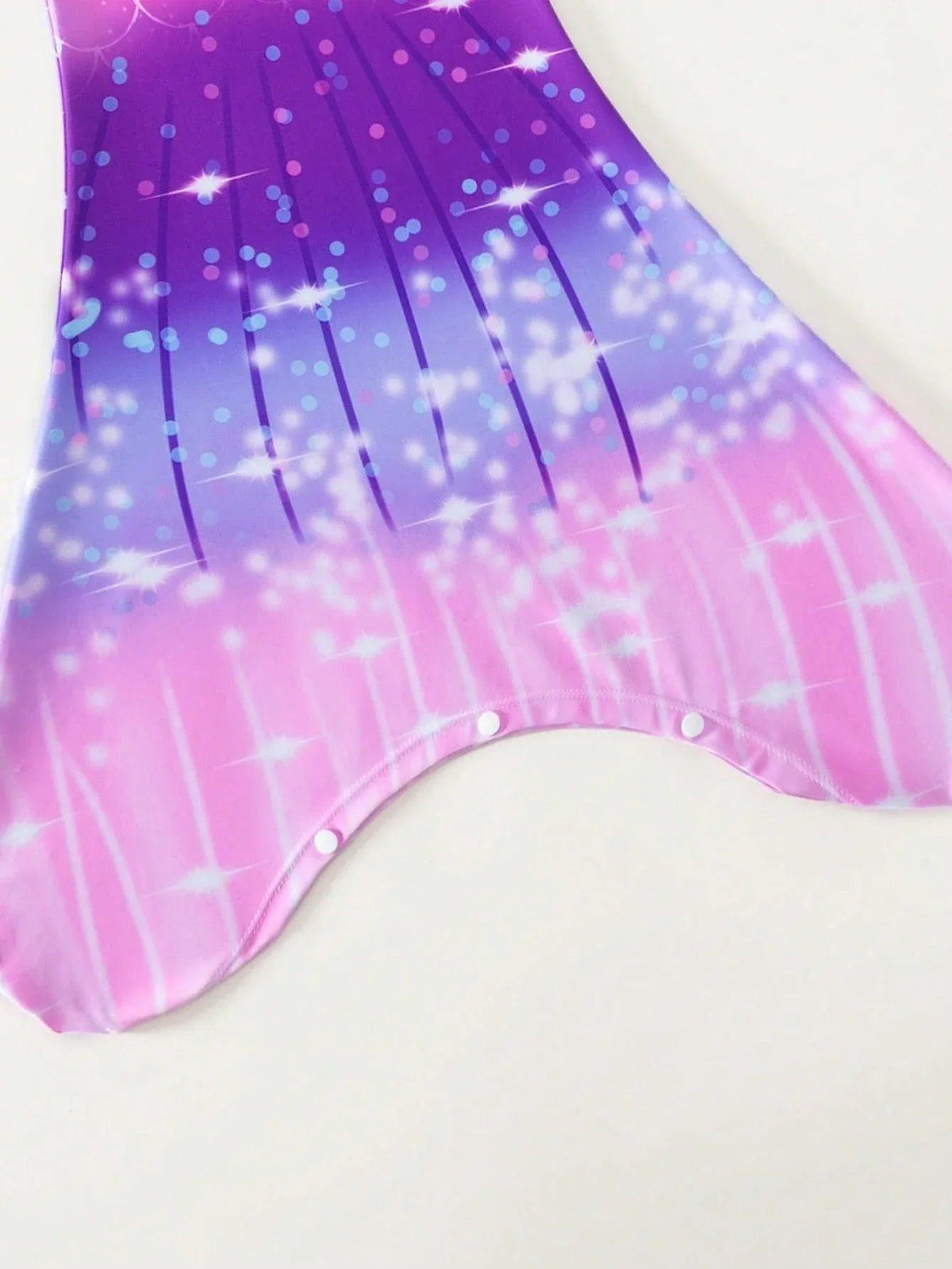 Tween Girl Fish Scales Print Mermaid Tail Set - Dazzling Beauty Solution