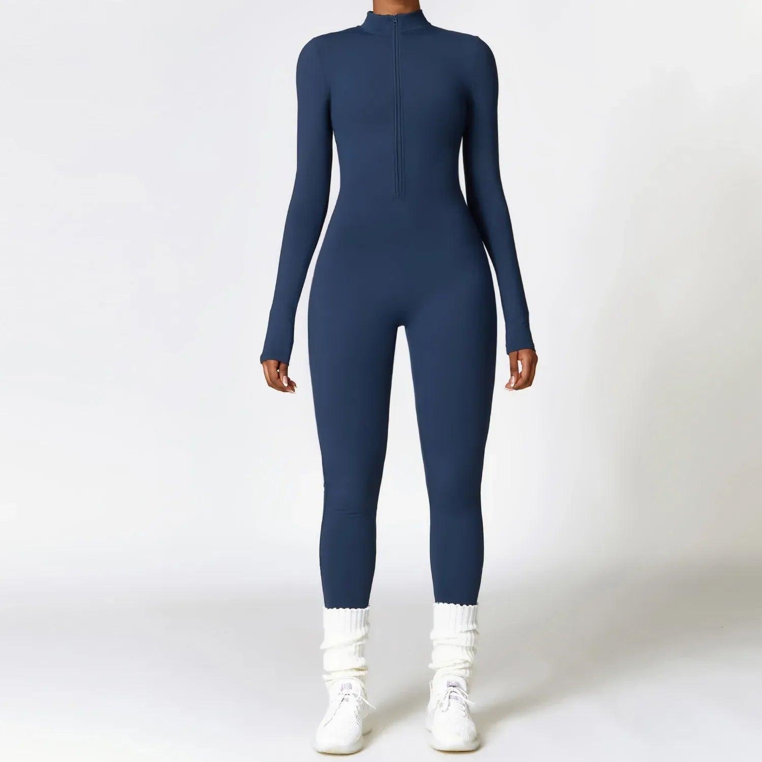 Velvet Yoga Jumpsuit for Women – Soft One-Piece Activewear - Dazzling Beauty Solution