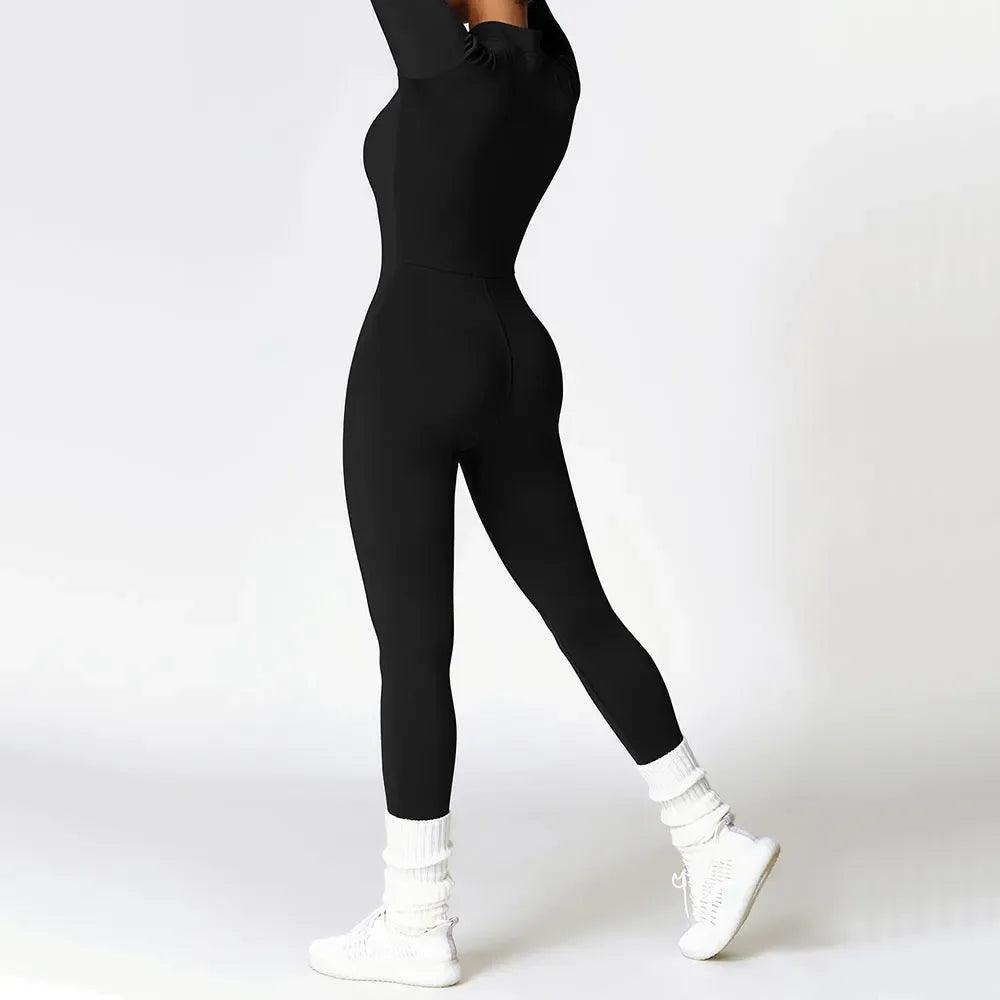 Velvet Yoga Jumpsuit for Women – Soft One-Piece Activewear - Dazzling Beauty Solution