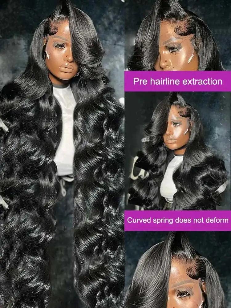 Raw Peruvian Body Wave HD Lace Front Wig | 100% Human Hair | 180% & 250% Density | 16–42 Inches