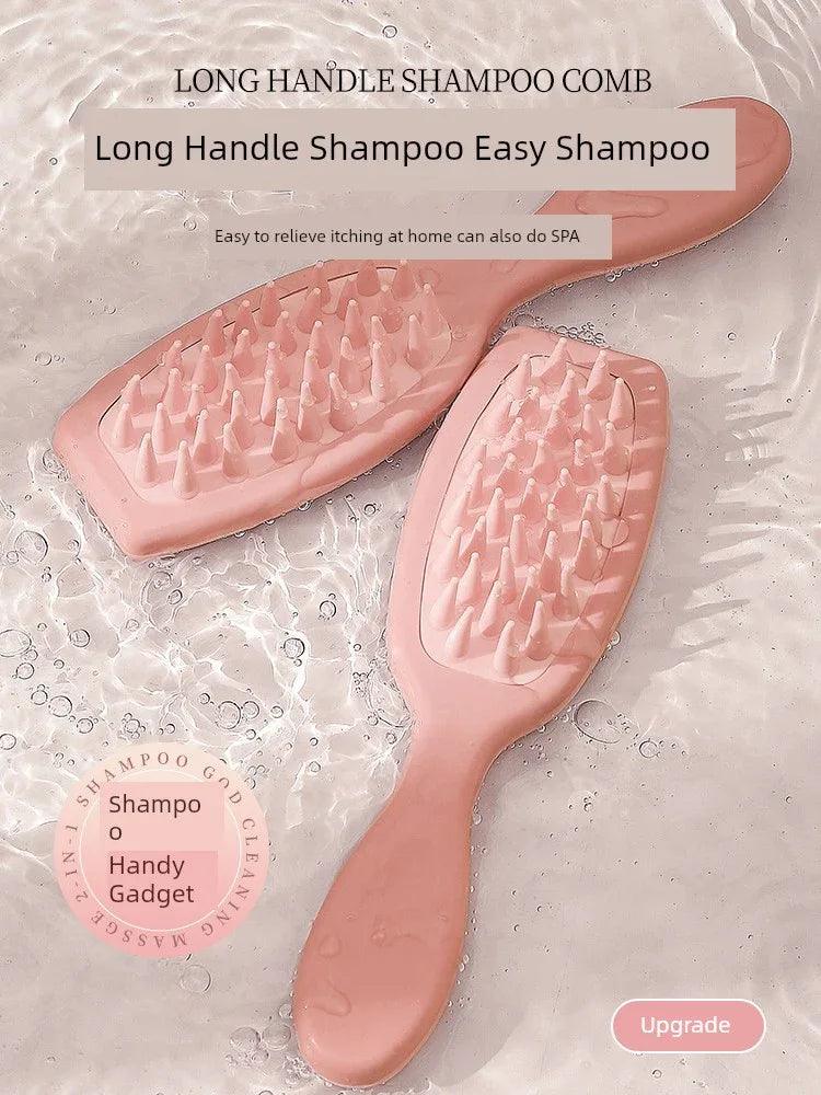 Silicone Hair Washing Brush with Long Handle - Dazzling Beauty Solution
