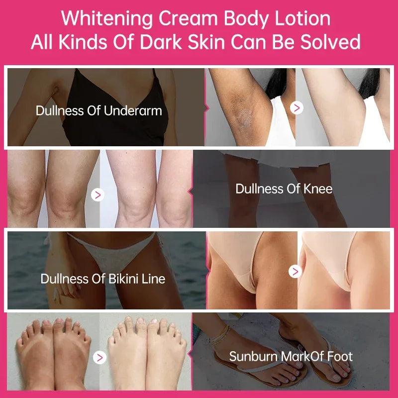 Collagen Milk Brightening Face & Body Cream – Moisturizing Lotion - Dazzling Beauty Solution
