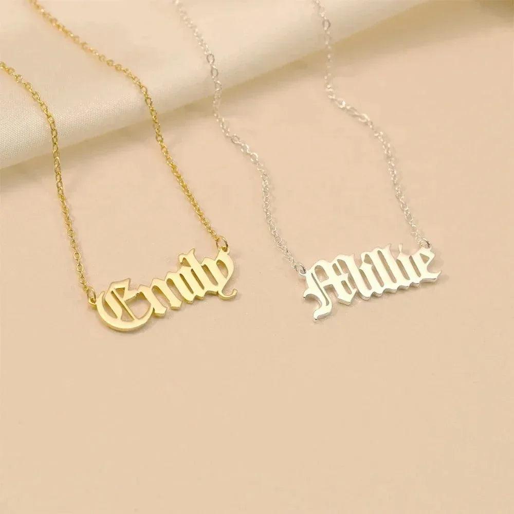 Personalized Stainless Steel Name Necklace – Custom Jewelry - Dazzling Beauty Solution