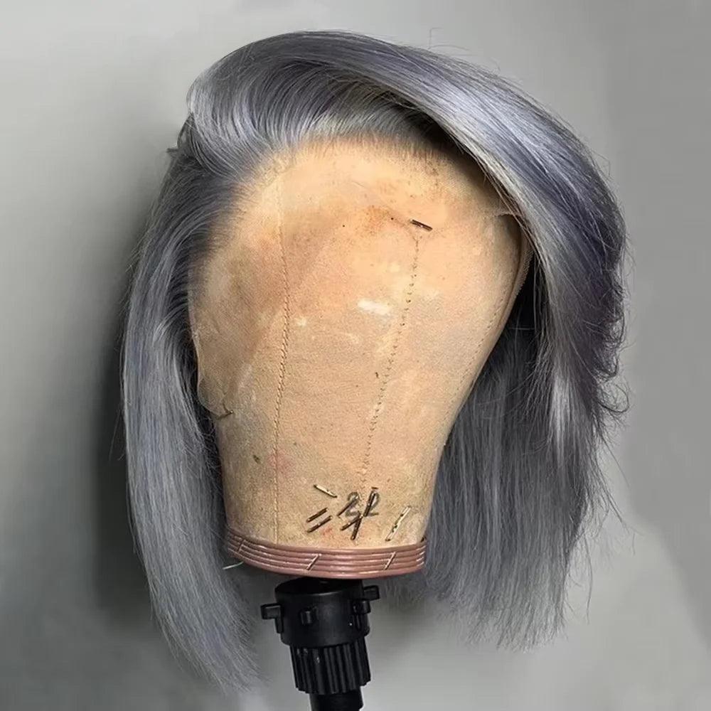Colorful Lace Front Bob Wig - 13x4 Brazilian Human Hair Wig