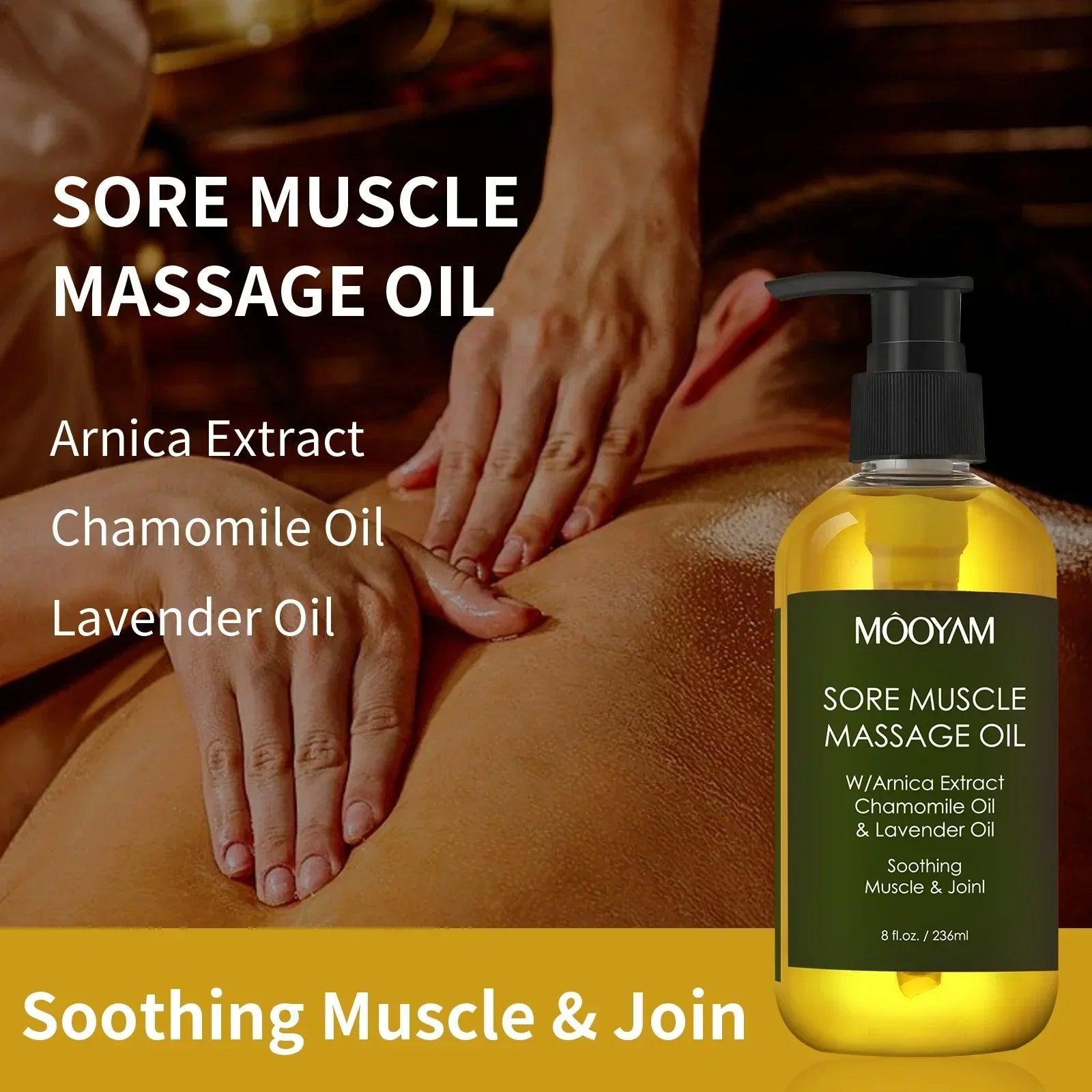100% Pure Organic Lavender & Frankincense Massage Body Oil – Relaxing, Anti-Cellulite & Sore Muscle Relief - Dazzling Beauty Solution