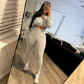 Women's 2-Piece Tracksuit - Zip Jacket & Leggings Set