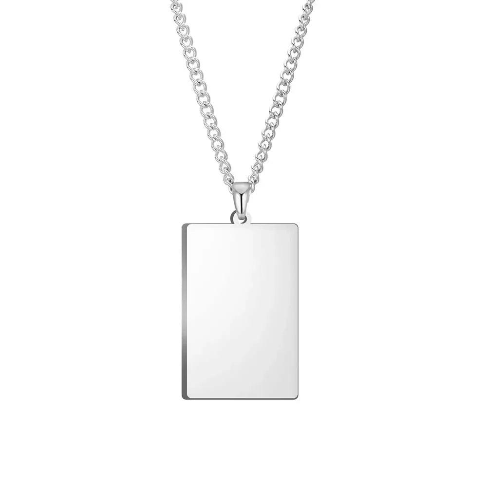 Custom Photo Necklace – Personalized Stainless Steel Picture Pendant - Dazzling Beauty Solution