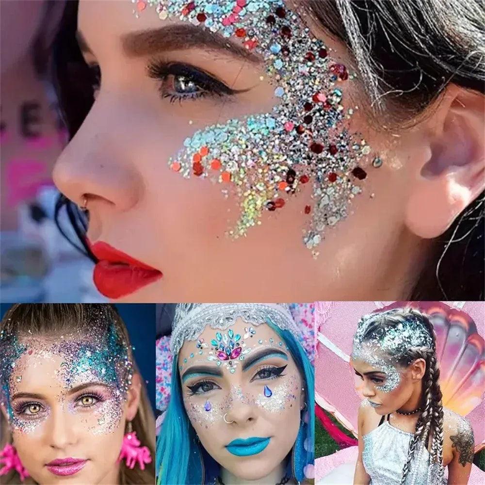 Mermaid Sequin Body Glitter Gel - Dazzling Beauty Solution