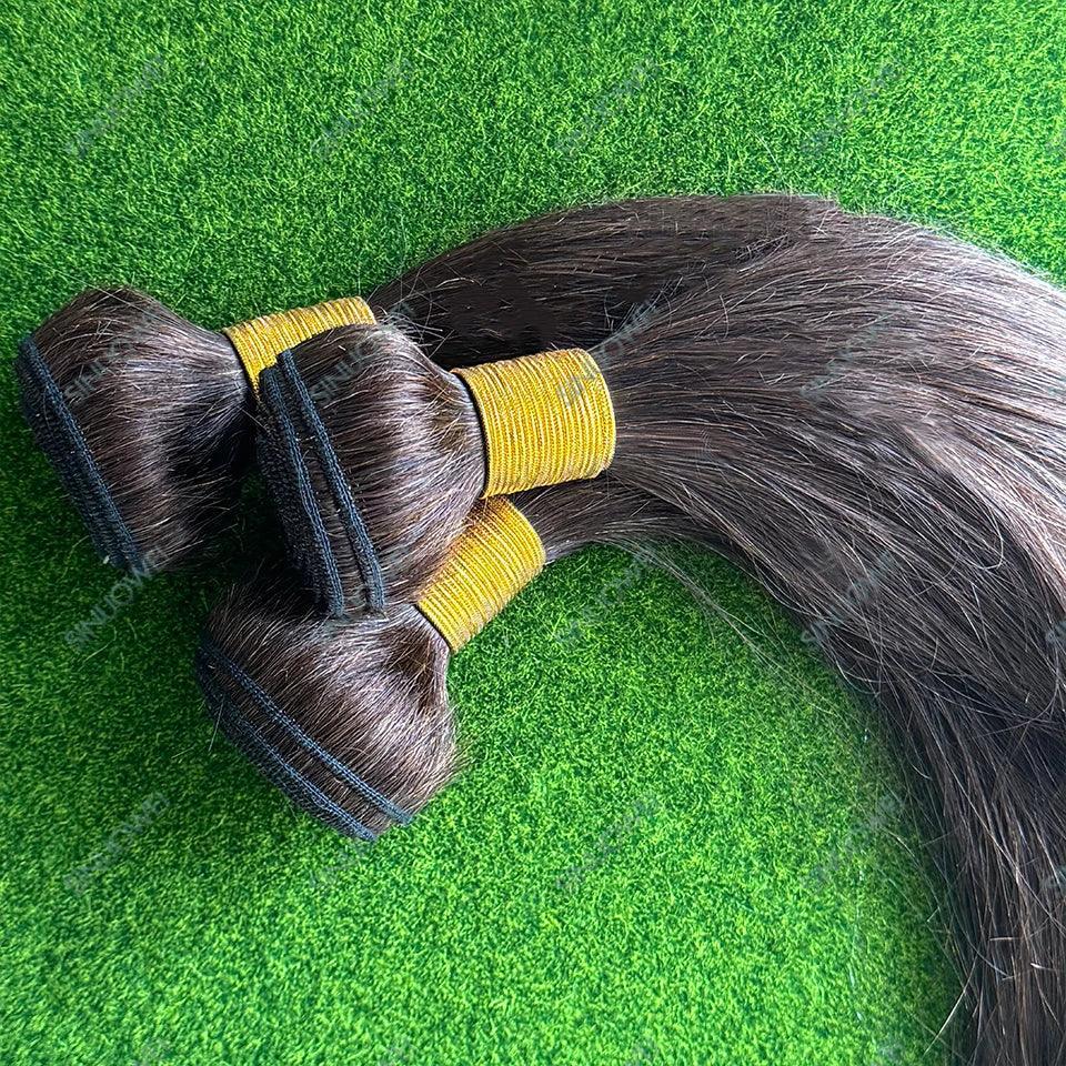 #2 Darkest Brown Peruvian Human Hair Bundles | 32–34 Inch Brazilian Weave Extensions | 1/3/4 PCS | Dazzling Beauty Solution - Dazzling Beauty Solution